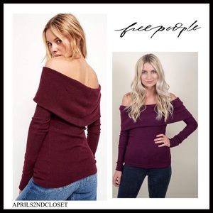 FREE PEOPLE BOHO TUNIC TOP SLOUCHY PULLOVER A3C